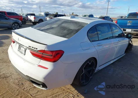 2016 BMW 750I xDrive from USA, damaged, VIN WBA7F2C51GG417934